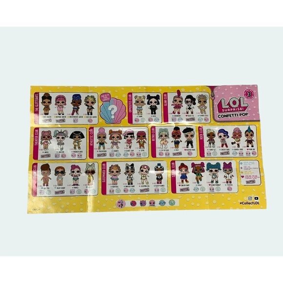 LOL Surprise Doll Confetti Pop Series Lot Rare Ultra Rare One Gold Ball Gift Toy - Picture 8 of 9